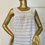White Sleeveless Top