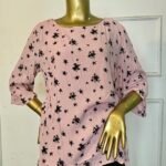 Peach Floral Top