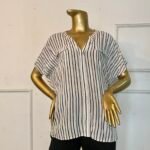 Blue Stripe Top