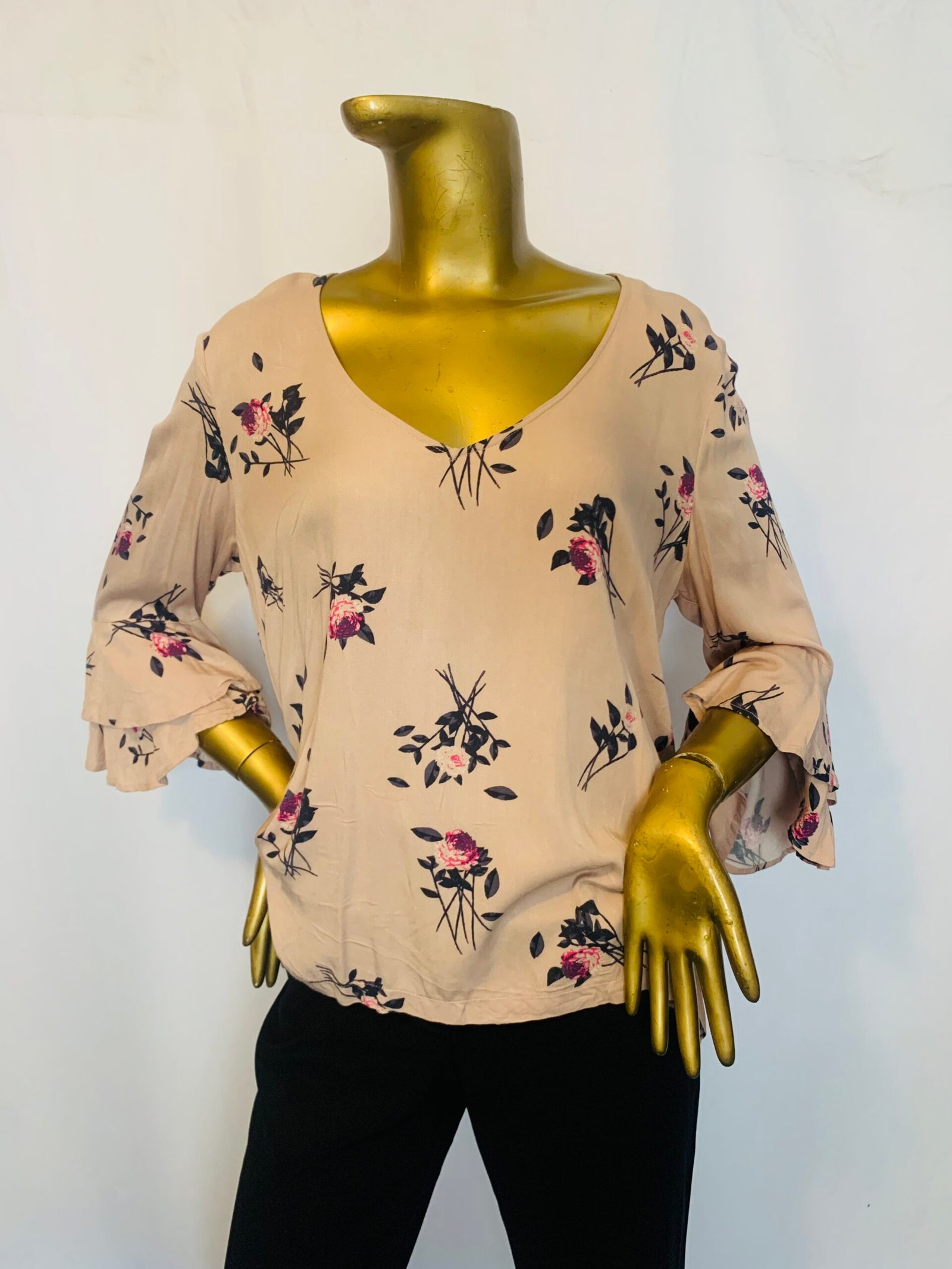 IMG_4312 Floral Cotton Top - Image 1