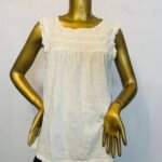 Sleeveless White Top