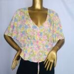 White Floral Top