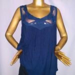 Blue Sleeveless Top