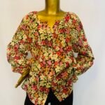 Multicolored Floral Top { Size | 12 }