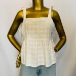 White Colored Top Sleeveless { Size | 12 }