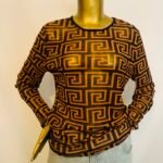 Brown Colored Top | Declutter { Size | 18 }