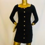 Black Bodyhug Dress | Declutter Dress { Size | 18 }