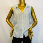 Blue Colored Floral Top { Size | 12 }