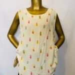 White Fruity Design Top {Size | 20}