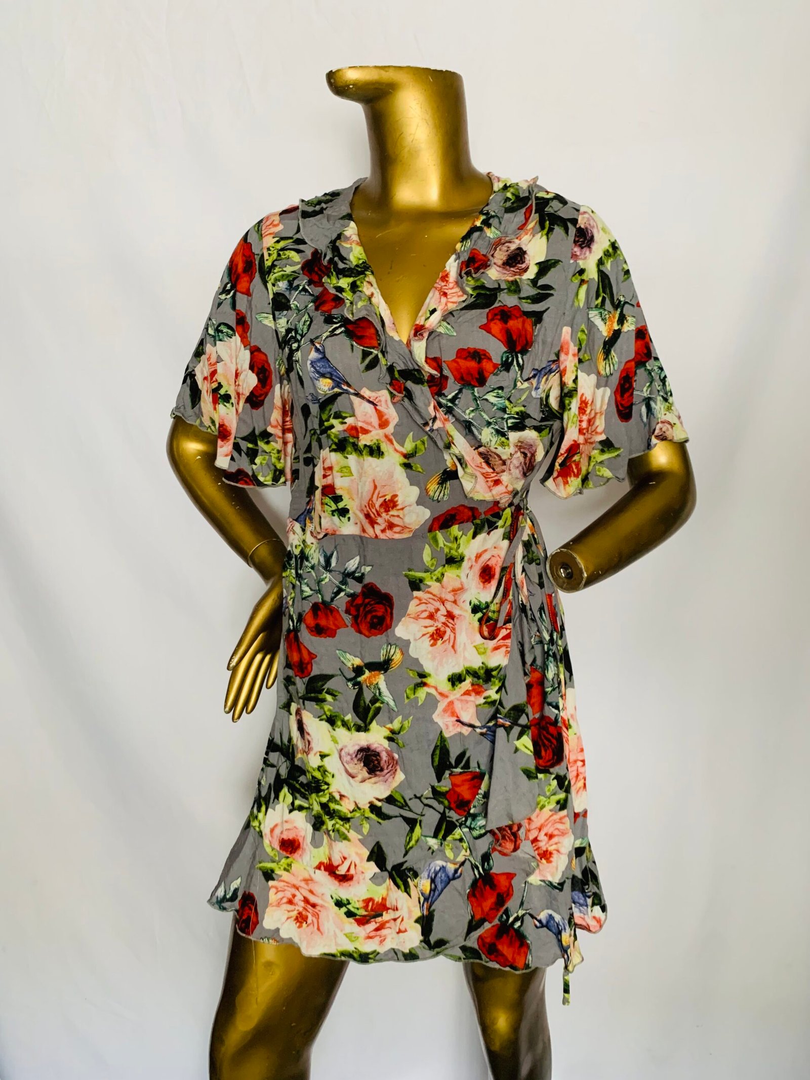 IMG_7442 Floral Wrap Dress {Size | 12} - Image 1