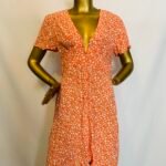 Orange / White Dress {Size | 12}
