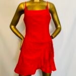 Orange Sleeveless Wrap Dress {Size | 12}