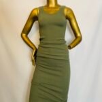 Army Green Body hug Dress {Size | 12}