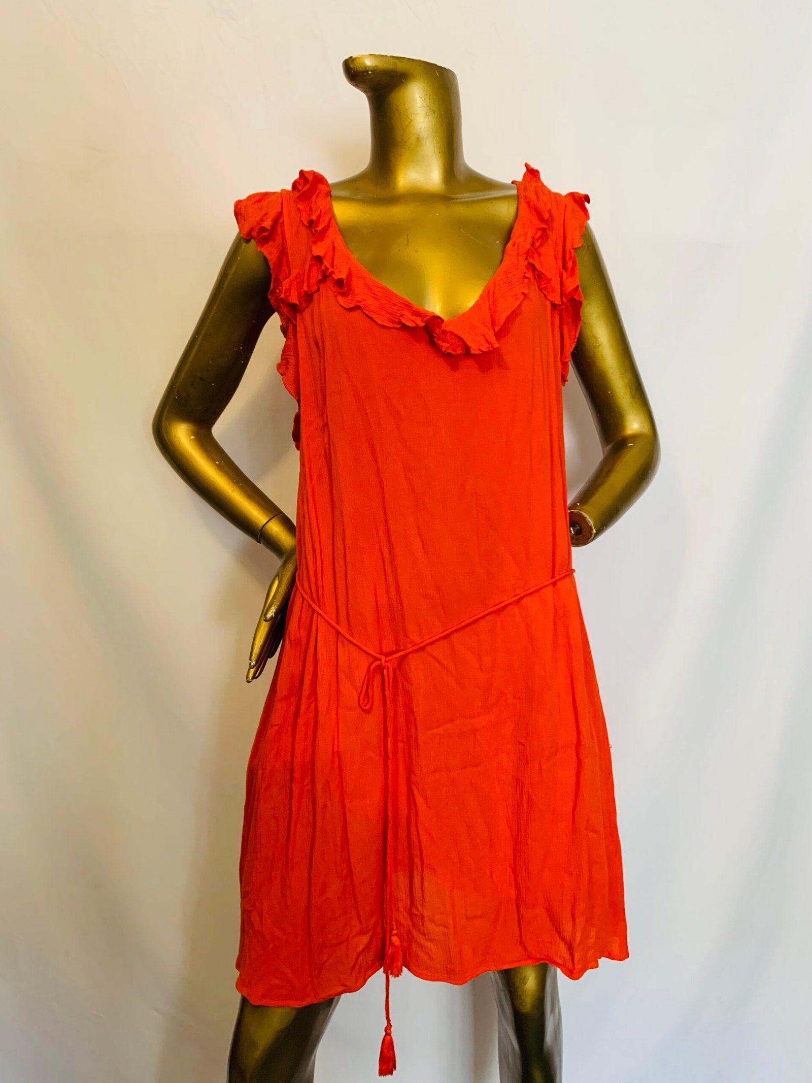 IMG_7594 Orange Free Size Dress {Size | 12} - Image 1