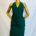 Deep Green Utter Neck Dress {Size | 12}