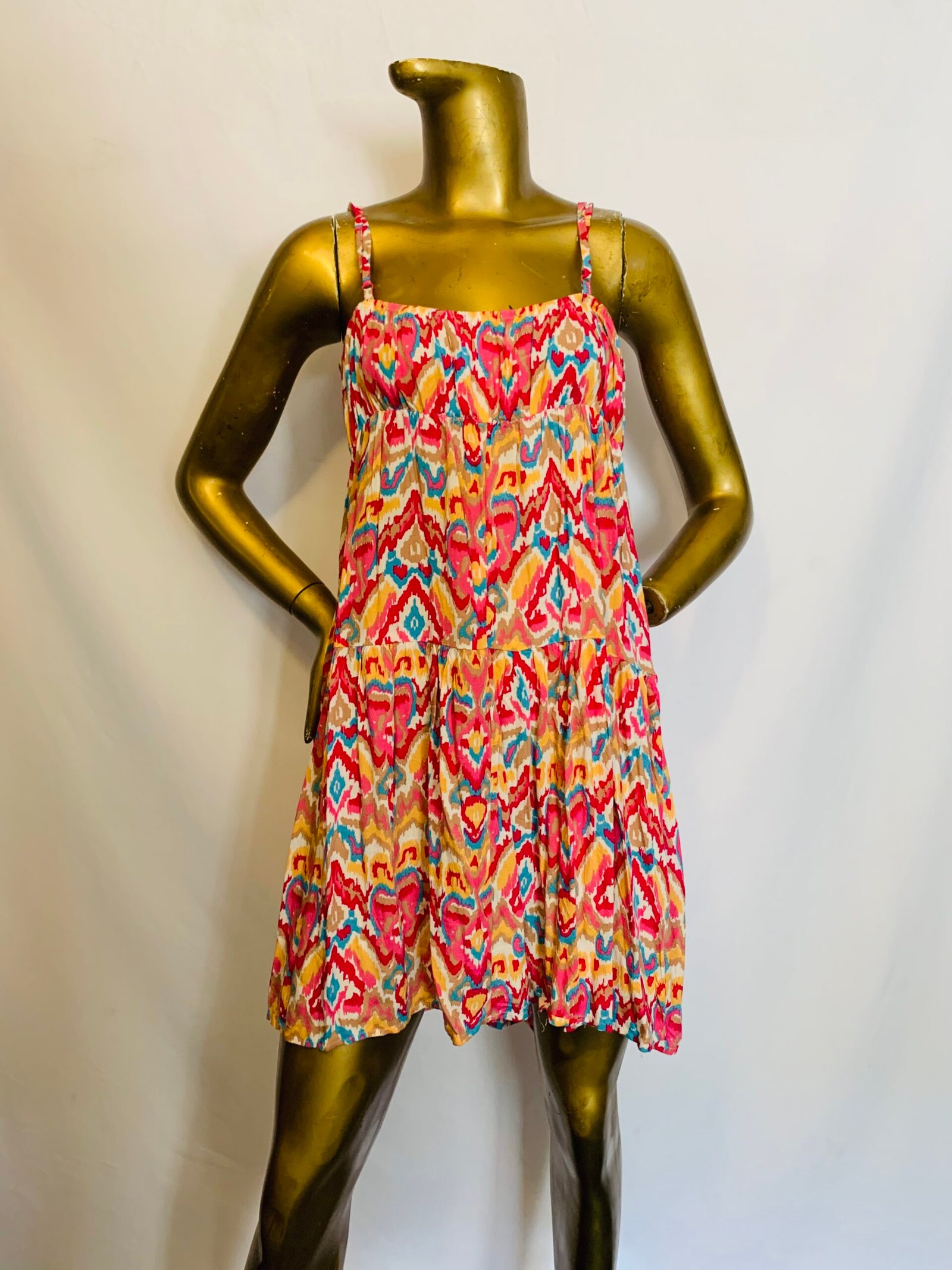 IMG_7614 Pink Multicolored Dress {Size | 14} - Image 1