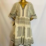 Off White / Black Dress {Size | 16}