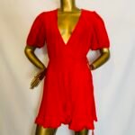 Red Wrap Dress {Size | 16}