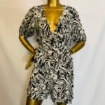 Black / White Playsuit {Size | 16}