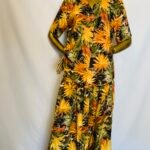 Brown Floral 2 Piece {Size | 16}