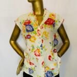 White Floral Top {Size | 12}