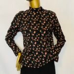 Black Floral Top {Size | 12}