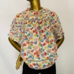 White Floral Top {Size | 12}