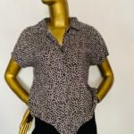 Black Floral Top {Size | 12}