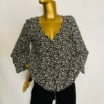 Black Floral Top {Size | 12}