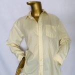Cream Plain Shirt {Size | 12}
