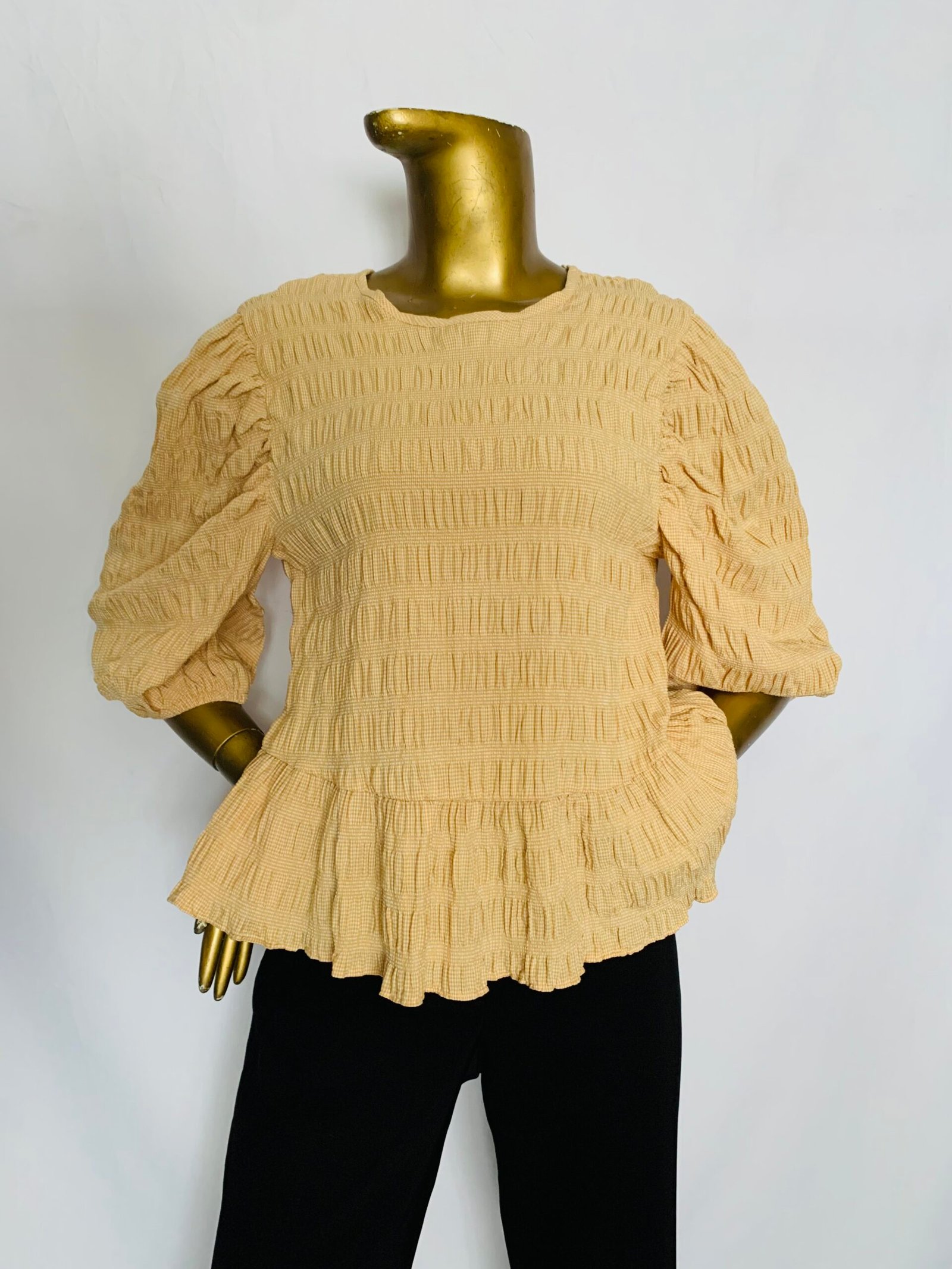 IMG_8405 Brown Smoky Top {Size | 12} - Image 1