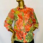 Orange / Green Top {Size | 12}