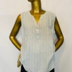 Blue / White Stripe Top {Size | 12}