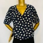 Black / White Pocker Dot Top {Size | 12}