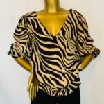 Black / Cream Top {Size | 12}