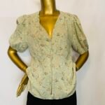 Green Floral Top {Size | 12}