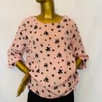 Pink / Black Color Top {Size | 12}